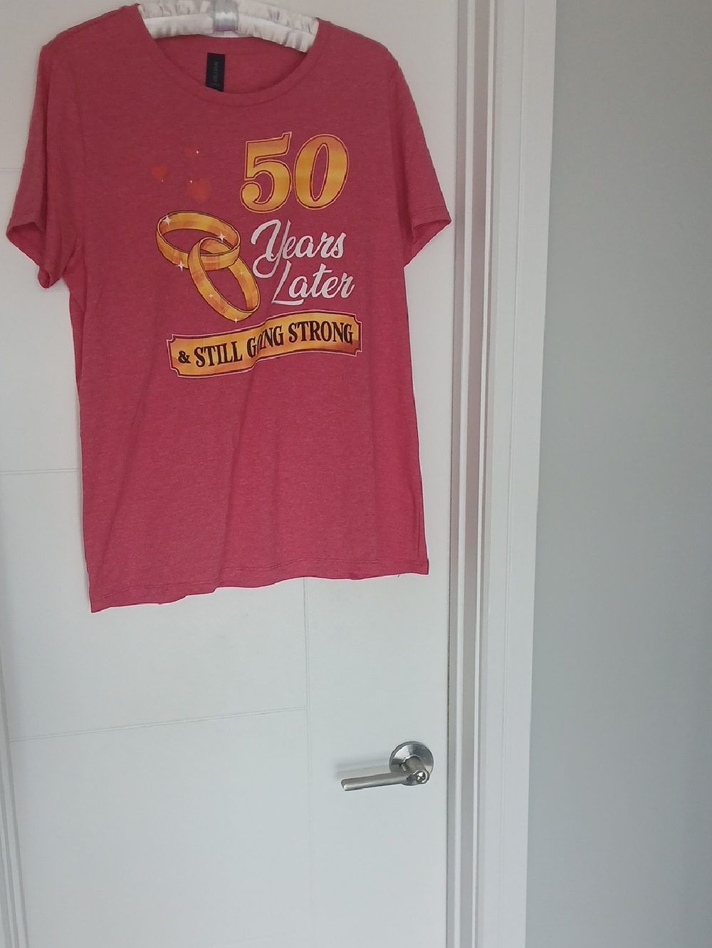 50 Years Later 'Still Going Strong' Red Graphic Tee - Picture 2 of 3